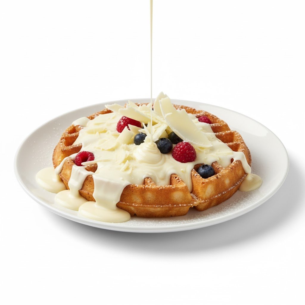 صورة وافل وايت شوكليت